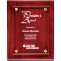 Rosewood Piano Finish Floating Acrylic Plaque